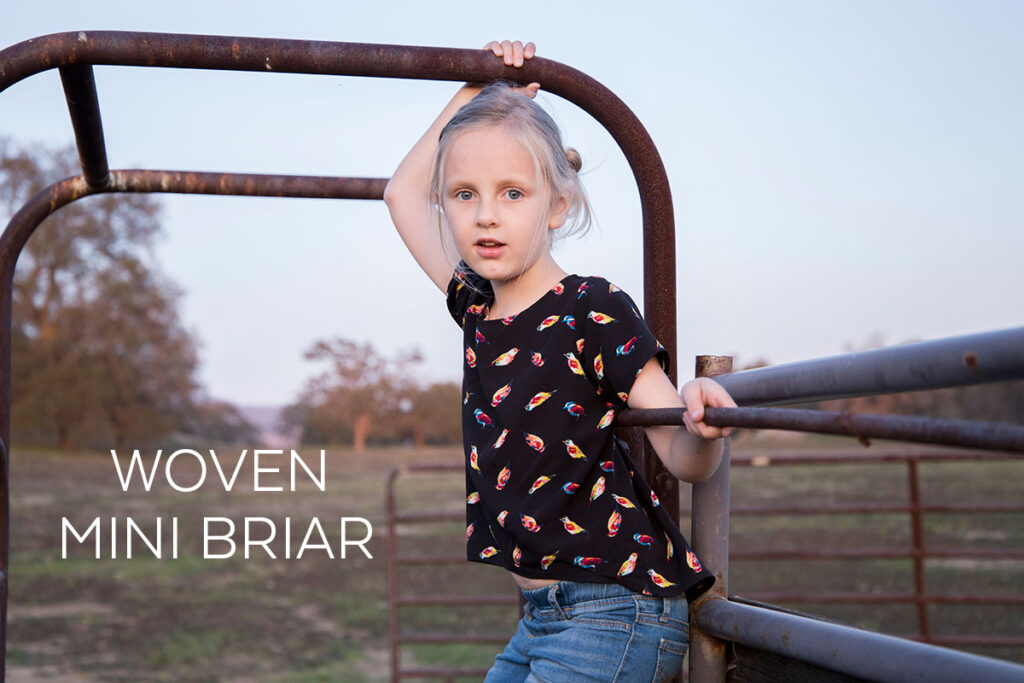 How to Sew the Mini Briar Pattern with Woven Fabric